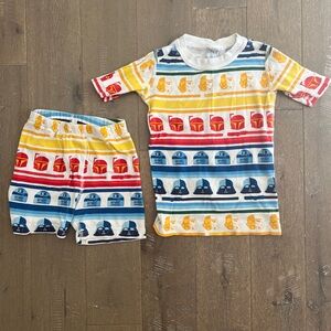 Hanna Andersson shorts pjs size 6/7